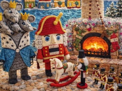 Воспитатели и родители старшей группы создали необычный сюжет по мотивам сказки «Щелкунчик»